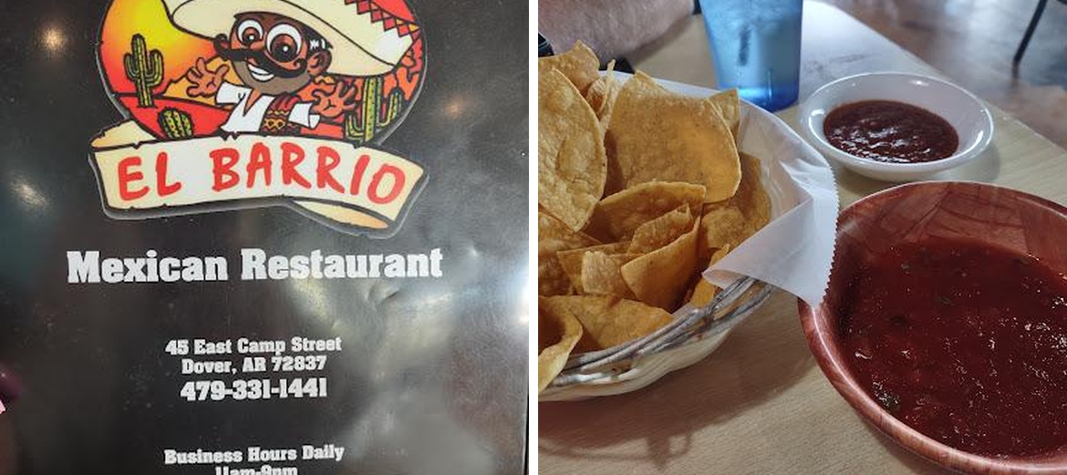 EL BARRIO MEXICAN RESTAURANT Menu