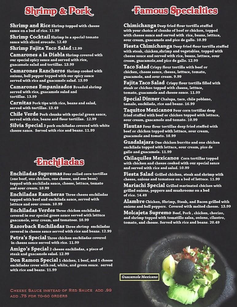 EL BARRIO MEXICAN RESTAURANT Menu image 2